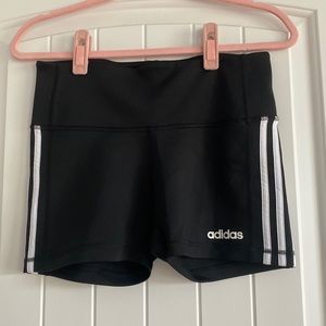 Three Stripes spandex shorts